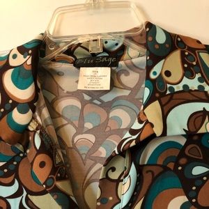 Multi color knit dress